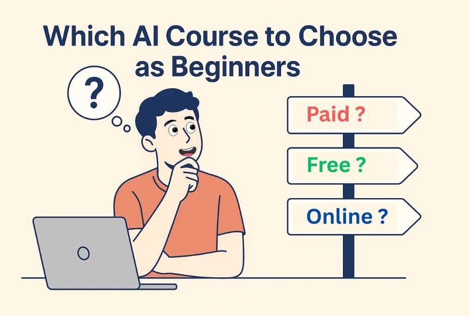 which ai certification choose as begineers in india