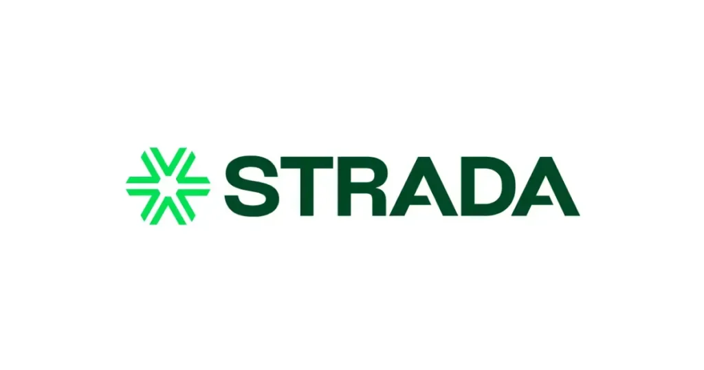 Strada company logo for job hiring in India