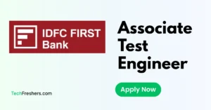 idfc first bank test engineer