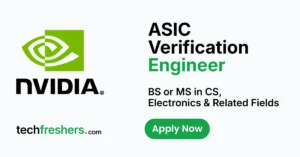 NVIDIA ASIC Verification Engineer hiring for fresh graduates in Bangalore and Hyderabad